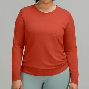 Lululemon Swiftly Relaxed-Fit Long Sleeve Shirt Red Rock Size 4